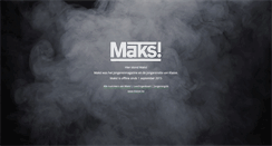 Desktop Screenshot of maks.be